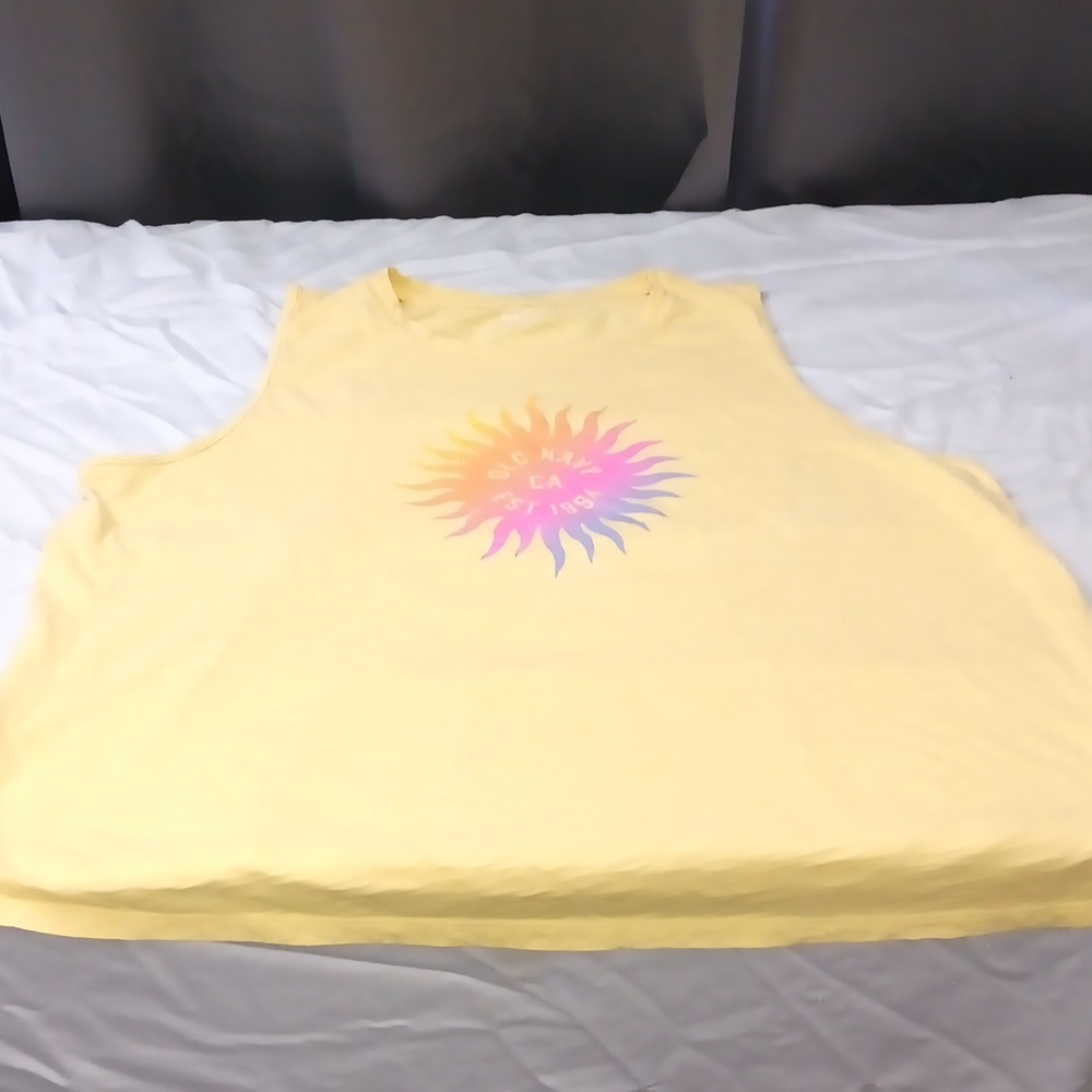 Old Navy Yellow Tank Top with Wide Bottom